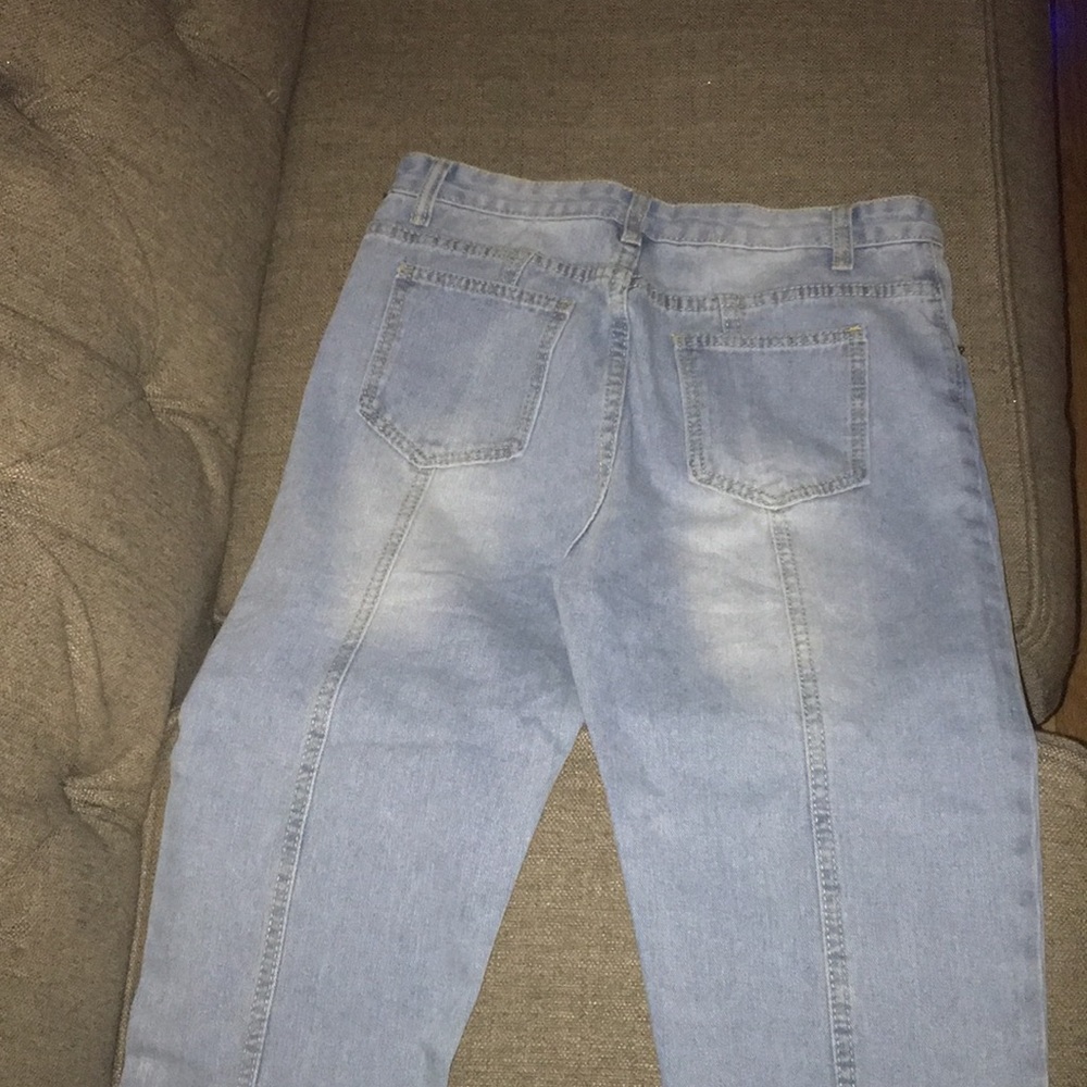 High wasted skinny jeans